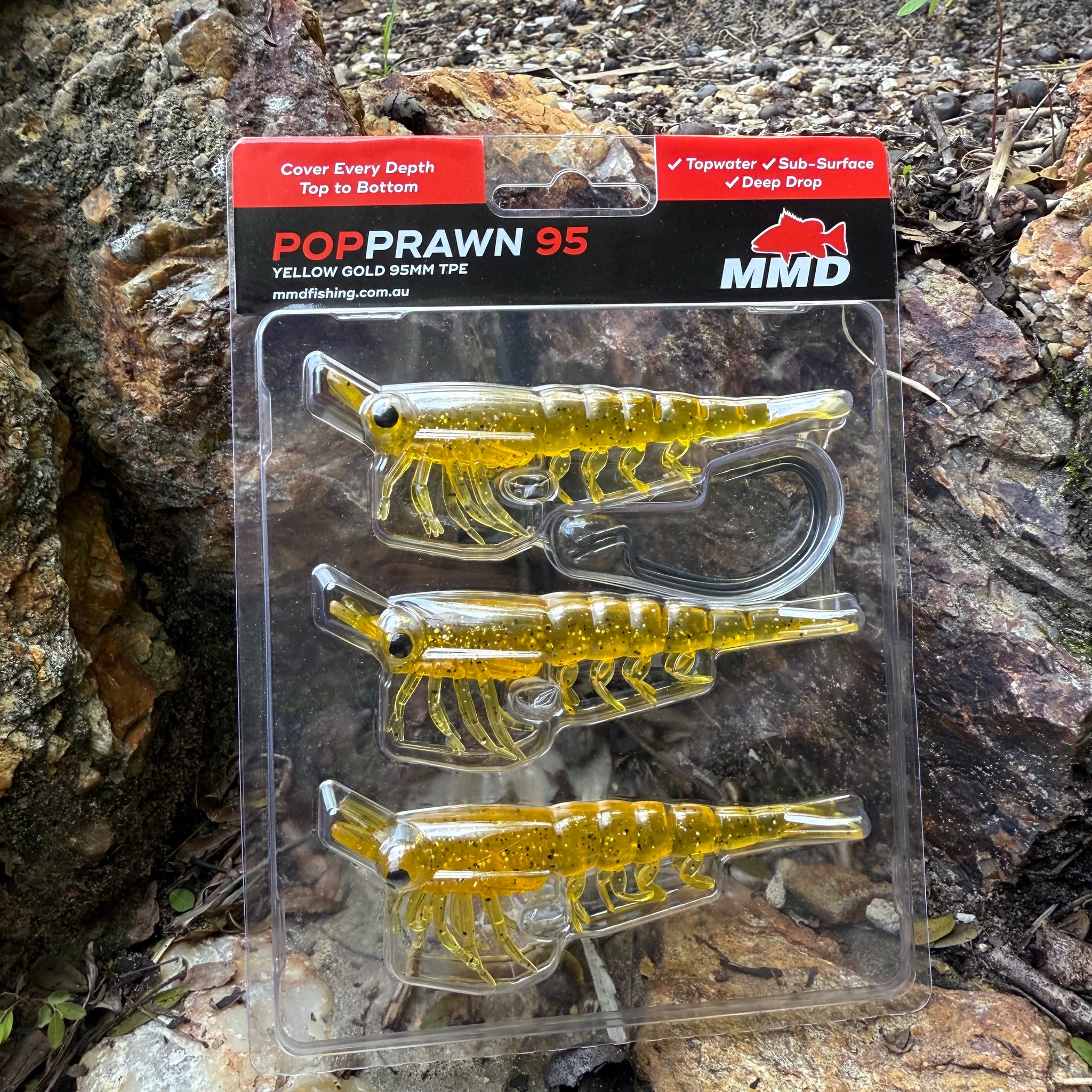 PopPrawn 95mm - Yellow Gold