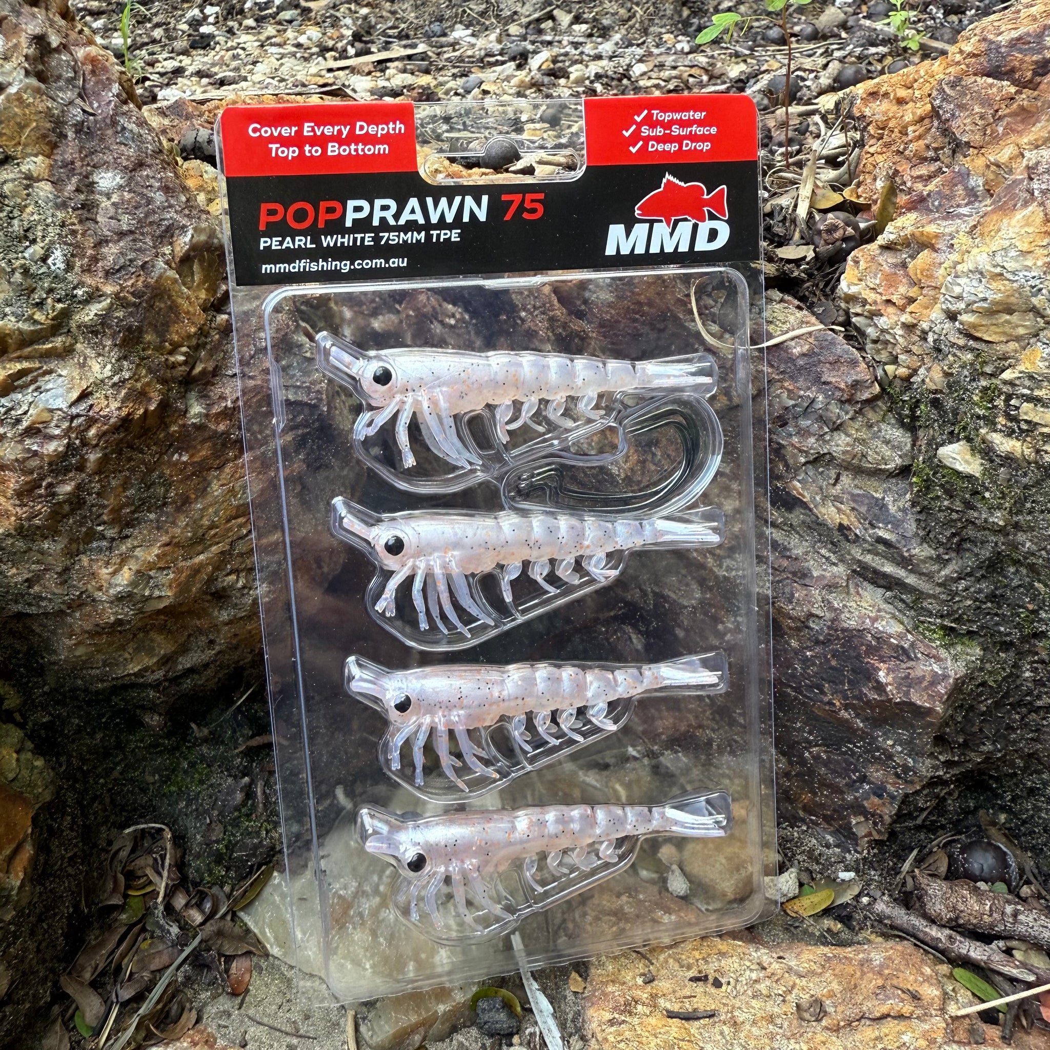 PopPrawn 75mm - Pearl White