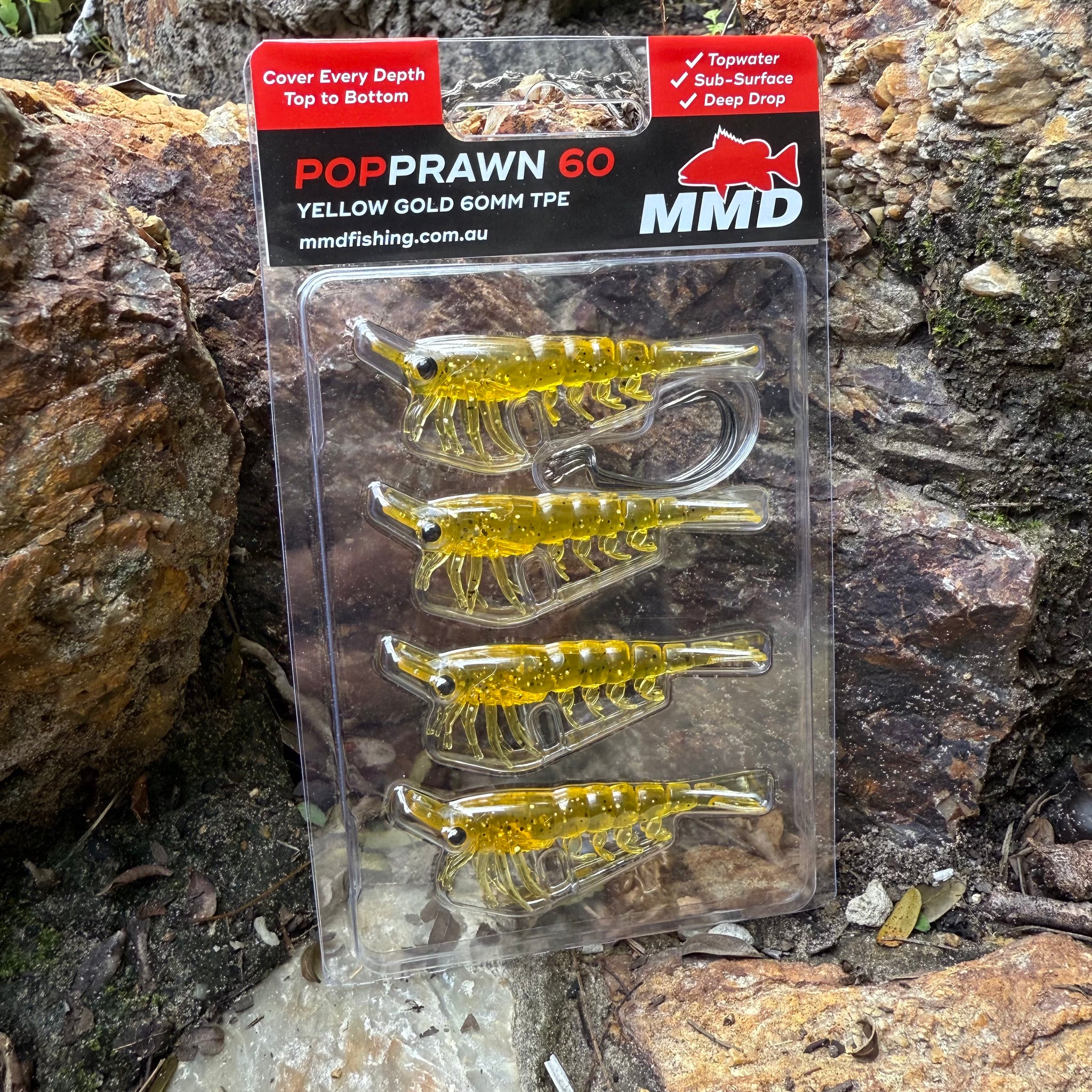PopPrawn 60mm - Yellow Gold