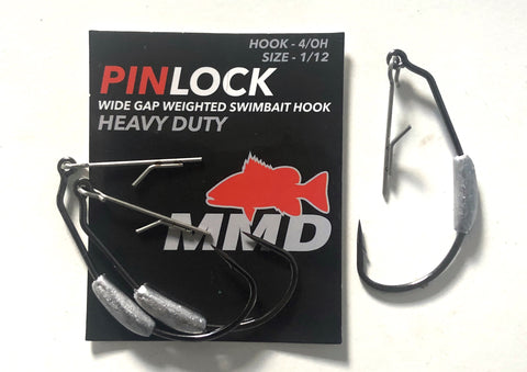 Pinlock Weedless Hook 4/0 - 1/12oz