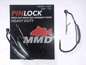 Pinlock Weedless Hook 4/0 - 1/6oz