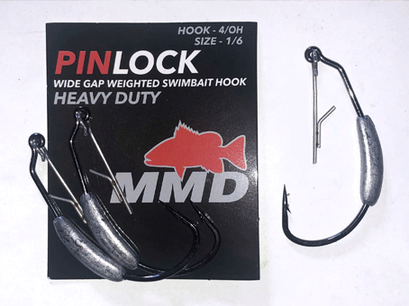 Pinlock Weedless Hook 4/0 - 1/6oz – Mick Molnar Designs